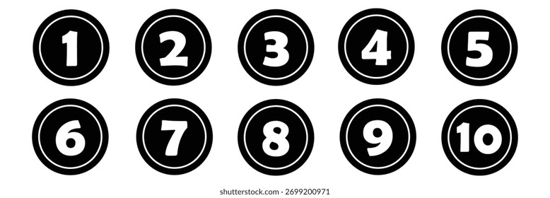 Estes são marcadores vetoriais. EPS 10