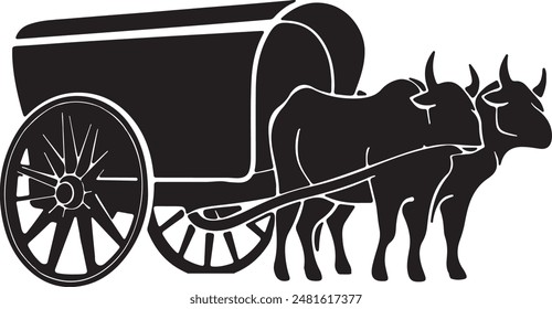 These carts played a crucial role in agriculture and commerce, especially in rural areas. In Australia, they were referred to as bullock drays (with two wheels) or bullock wagons.