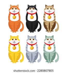 These Cat Vector Illustrations are perfect for you. They're high quality and will bring a smile to your face. You can use them for projects, designs, drawings, or just for decoration. 