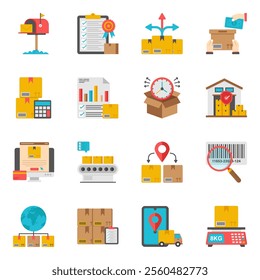 These creative logistics flat isometric icons are a definite must have. It's going to be tremendously useful in all related projects. Available for instant download.