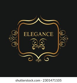 These are elegant frame vector.