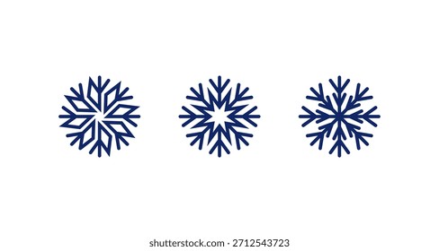 These elegant snowflake illustrations are perfect for winter-themed designs, holiday cards, and seasonal promotions