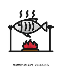 These are food-related icons that use a filled outline style for your design projects