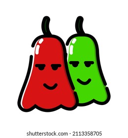 These are fruit-related emoticons that use a filled outline style for your design projects or for stickers