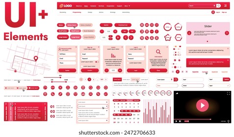 Estos componentes gráficos proporcionan un enfoque integral para el desarrollo de interfaces que cumplen con los requisitos modernos de funcionalidad y estética en los recursos de Internet.