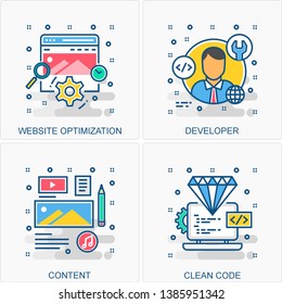 These are High Quality Icon Illustration includes all Business, Finance, Promotions and other different concepts all under one place. 