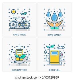 These are High Quality Icon Illustration includes all Ecology, Environment and other different concepts all under one place.