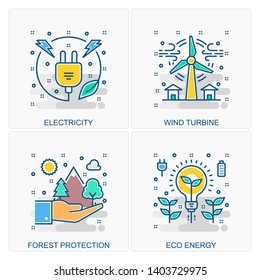 These are High Quality Icon Illustration includes all Ecology, Environment and other different concepts all under one place.