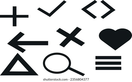 Estos son archivos vectoriales de diseño de iconos.