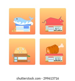  These icons can be used in presentation about how much people choose these kinds of food per day, month or year. Even these icons can be used for decoration your restaurants or menu.
