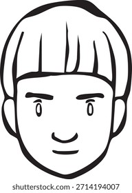 Estos son iconos de rostros de niños de varios países.