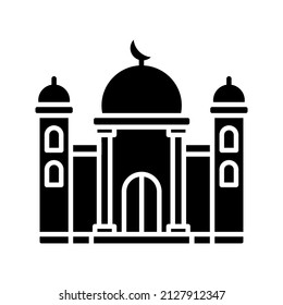 these are icons related to city facilities using a simple glyph style