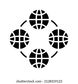 these are icons related to educational subjects that use the glyph style