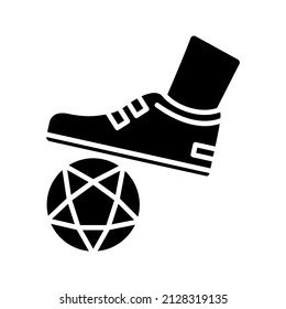 these are icons related to educational subjects that use the glyph style