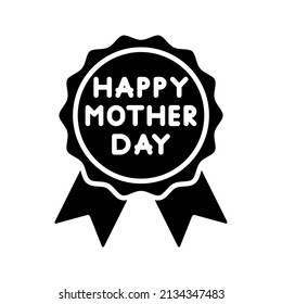 these are icons related to mother's day in solid style