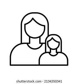 these are icons related to mother's day in outline style