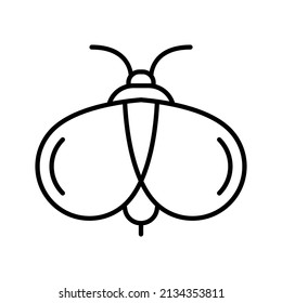these are icons related to nature using outline style