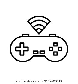 these are icons related to wireless devices that use outline style