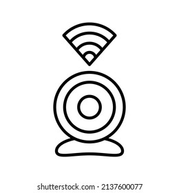 these are icons related to wireless devices that use outline style