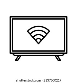 these are icons related to wireless devices that use outline style
