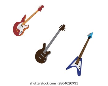 These are illustrations of musical instruments.