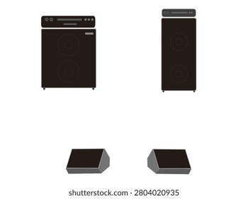 These are illustrations of musical instruments.