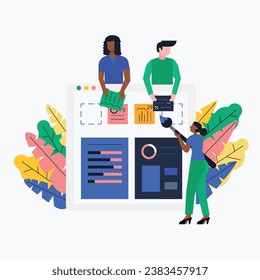 These illustrations are versatile tools for conveying concepts related to financing and entrepreneurship in a visually appealing way
