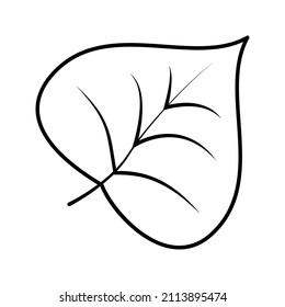 These are leafy icons that use the outline style for your design projects or for stickers