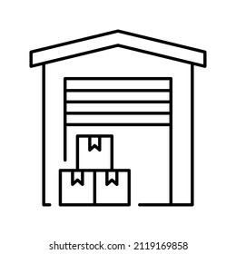 These are logistics related icons with simple outline style ready to use for your project design needs