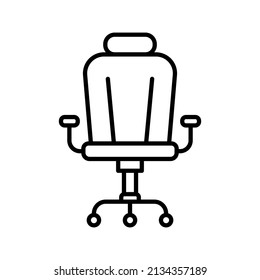 these are office-related icons that use outline style