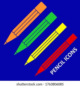 Estos iconos de lápiz están diseñados para su empresa.