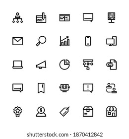 These are some of the icons that I created with the internet marketing theme I purposely made it simple so that the message was read clearly, hopefully it's useful :)
