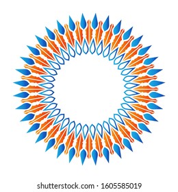 These are some of the symbols or logos of Ornament objects to complement the abstract design
