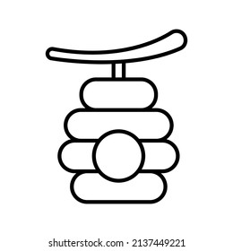 these are spring-related icons that use outline style