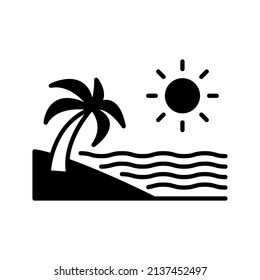 these are summer-related icons that use solid style