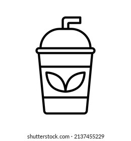 these are sweet-related icons that use outline style