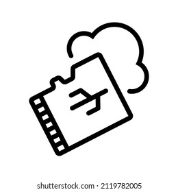 estos son iconos relacionados con la tecnología que utilizan el estilo de esquema y están listos para usar para sus necesidades de proyectos de diseño
