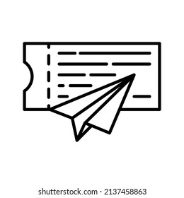 these are travel-related icons that use outline style