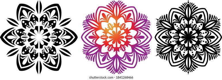 These vector designs on cushion cover, Block design, cover design, Christmas snowflake, snowflake, blue snowflake also which can be used to fulfill most of your design needed. All files editable.