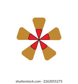 These are vector form flower design in illustrator