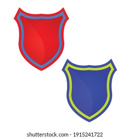 These vector gradient shields are designed for your company.