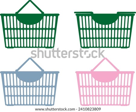 These are vector shopping bag illustration