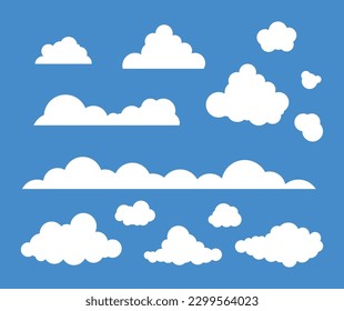 These are white clouds isolated