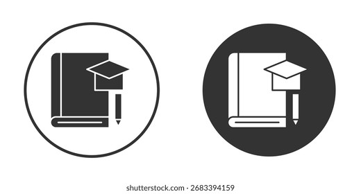 Thesis icon, symbol, Vector pictogram. Simple element illustration.