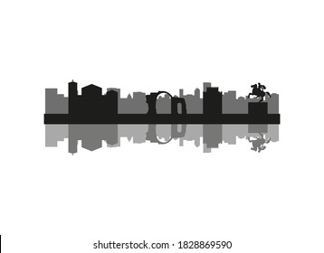 Thessaloniki city skyline in greece