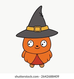 The-thing-under-witch-hat is a mysterious, magical entity hidden beneath a crooked witch hat, radiating dark charm, whimsy, and unpredictable supernatural power.
