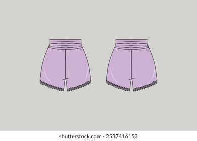 Se llaman "shorts" porque son una versión acortada de los pantalones, que cubren toda la pierna, pero no el pie. Las Versiones cortas se usan típicamente en colores cálidos.