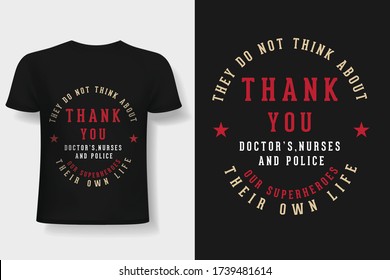 They Do Not Think About Their Own Life Typography T-shirt Design