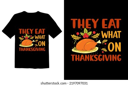 They Eat What On Thanksgiving