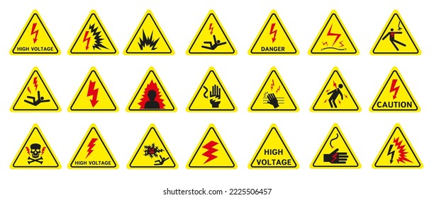 They are exhibited in the housing where high-voltage electrical equipment is located, and it is impossible to enter it, except with permission, do not touch the high-voltage protective fence.